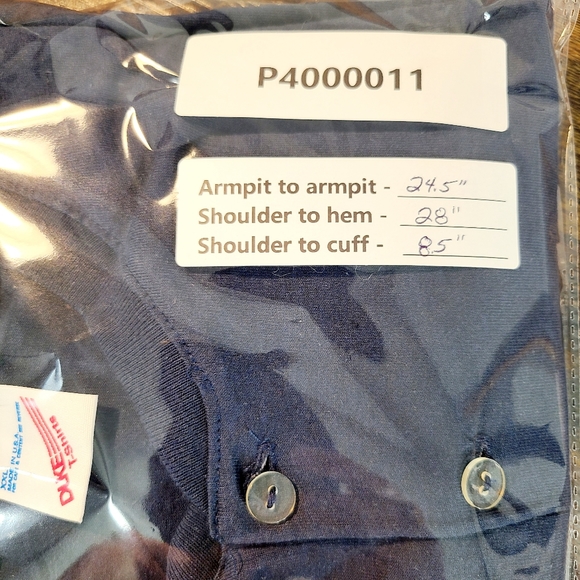 Vintage Single Stitch Henley Shirt Men's 2XL 90s Made In USA Duke T-Shirts - Picture 10 of 10